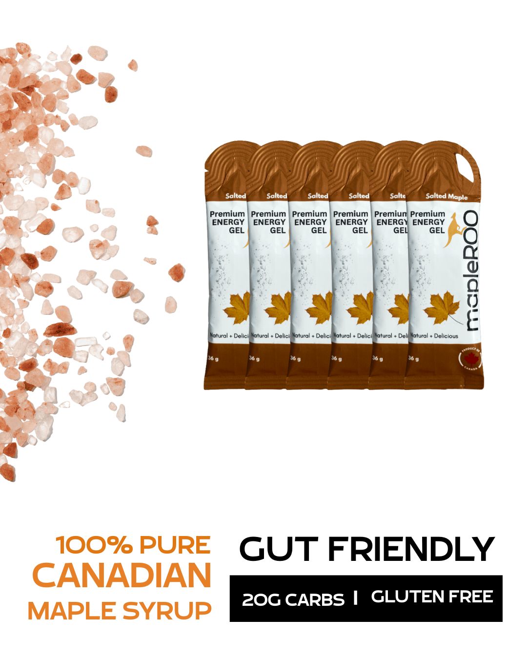 MapleRoo Energy Gels - Natural Endurance Fuel