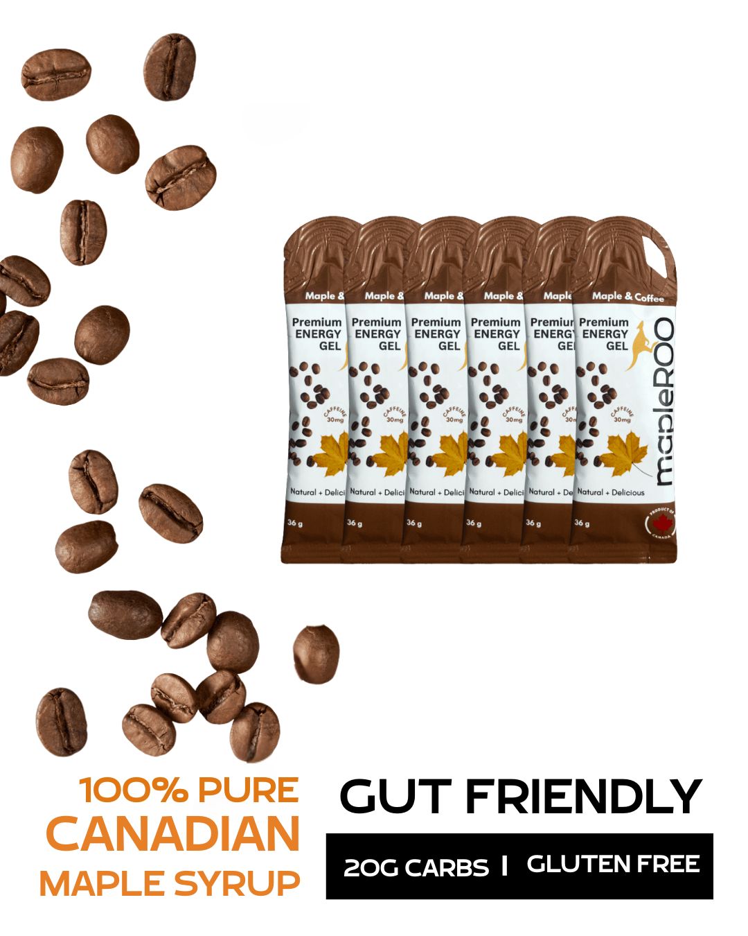 MapleRoo Energy Gels - Natural Endurance Fuel