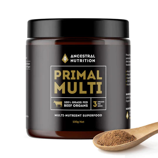 Primal Multi – Grass Fed Beef Organs (Capsules / Powder)