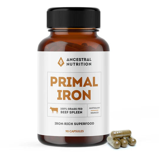 Primal Iron – Grass Fed Beef Spleen (Capsules / Powder)