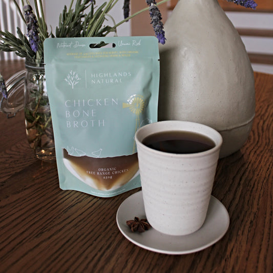 Organic Chicken Bone Broth - Highlands Natural