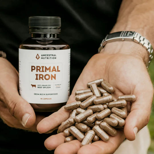 Primal Iron – Grass Fed Beef Spleen (Capsules / Powder)