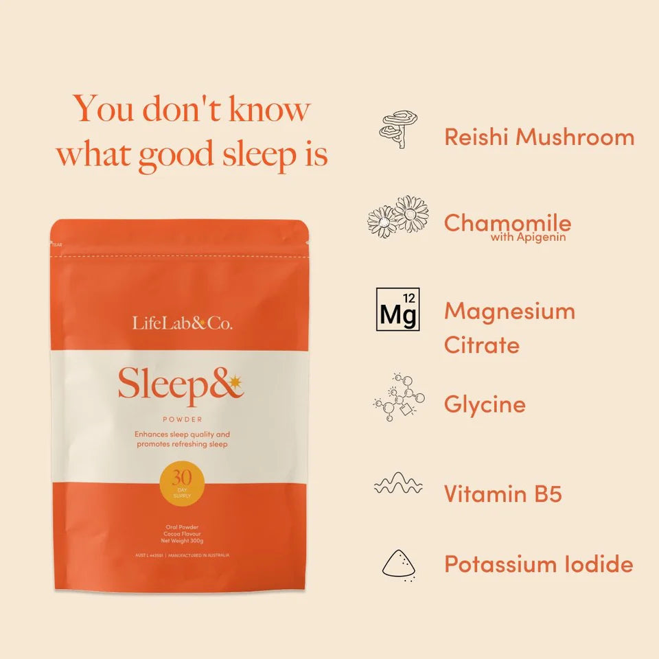 Life & Lab Co – Sleep& (TGA approved)